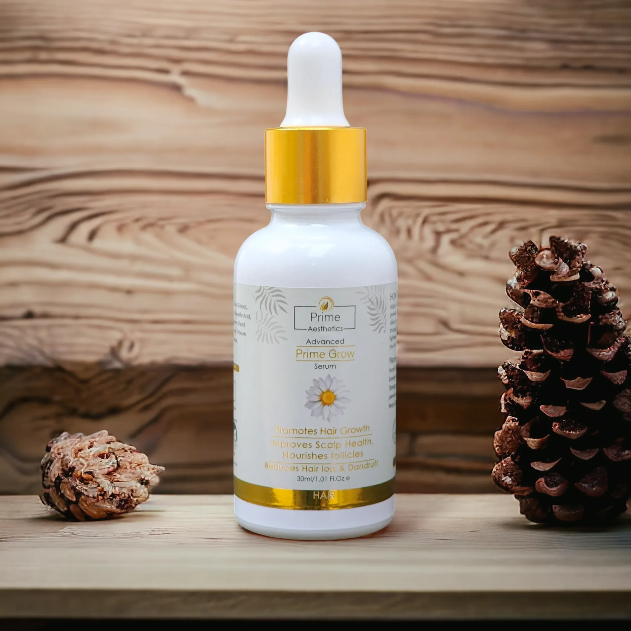 Prime Grow Serum by Prime Aesthetics – Advanced hair growth serum for thicker, healthier, and stronger hair.