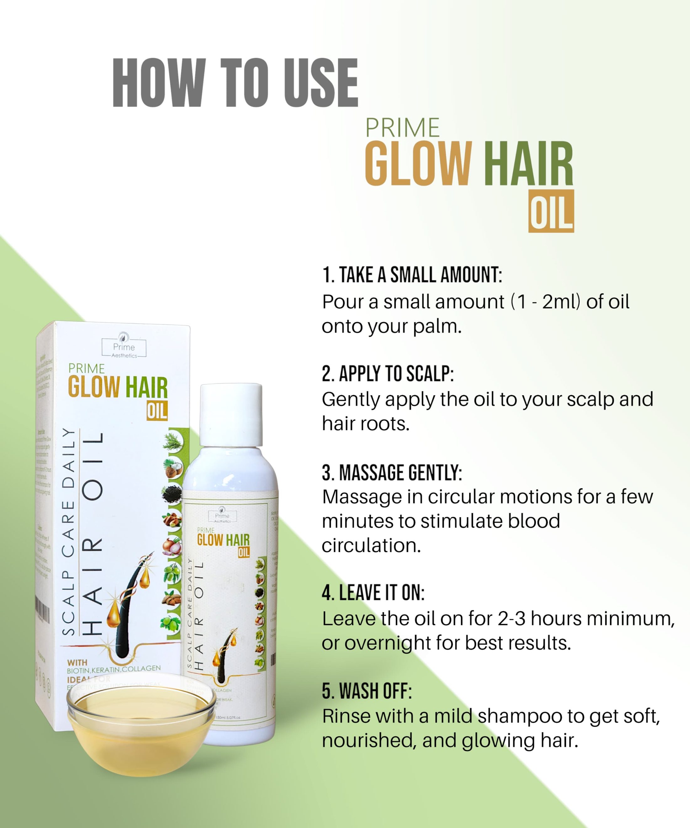 Prime Glow Hair Oil for Ultimate Rejuvenation - Image 7
